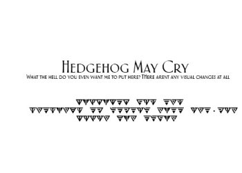 Hedgehog May Cry - Combat/Physics Revamp