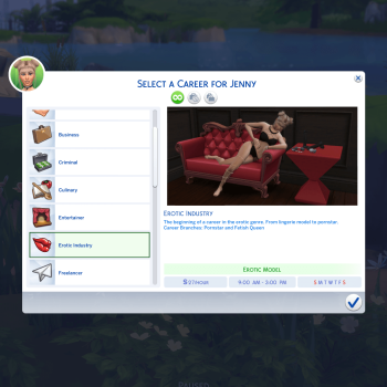 Sims 4 - Erotic Industry