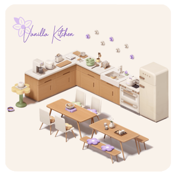 Vanilla Kitchen Set