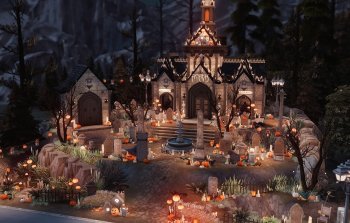 Spooky Halloween Cemetery