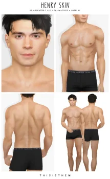 Henry Skin & Sim + Male Body Preset N5 + Contact Lenses
