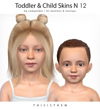 Toddler & Child Skins N 12