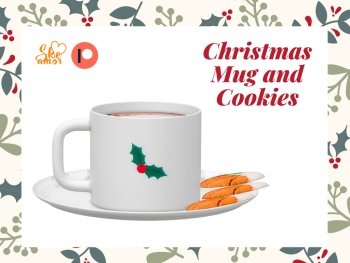 Skeamor - Christmas Mug and Cookies
