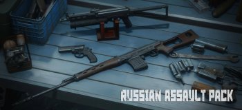 Russian Assault Pack - SVD Dragunov - Saiga 12 - PP-19 Bizon - Stechkin APS - MP412 REX