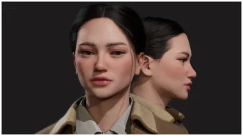 Edited Female Face 2 Model