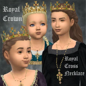 Royal Crown Updated + Royal Cross Necklace added