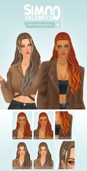 Simcelebrity00 - New Year's Hair Set