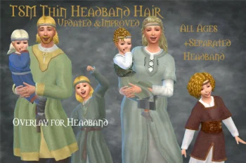 TSM Thin Headband Hair +Extras, Updated & Improved