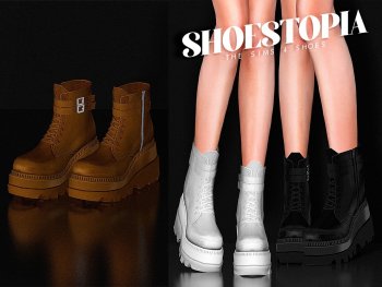 Pack Shoes - Custom Content TS4 by Shoestopia