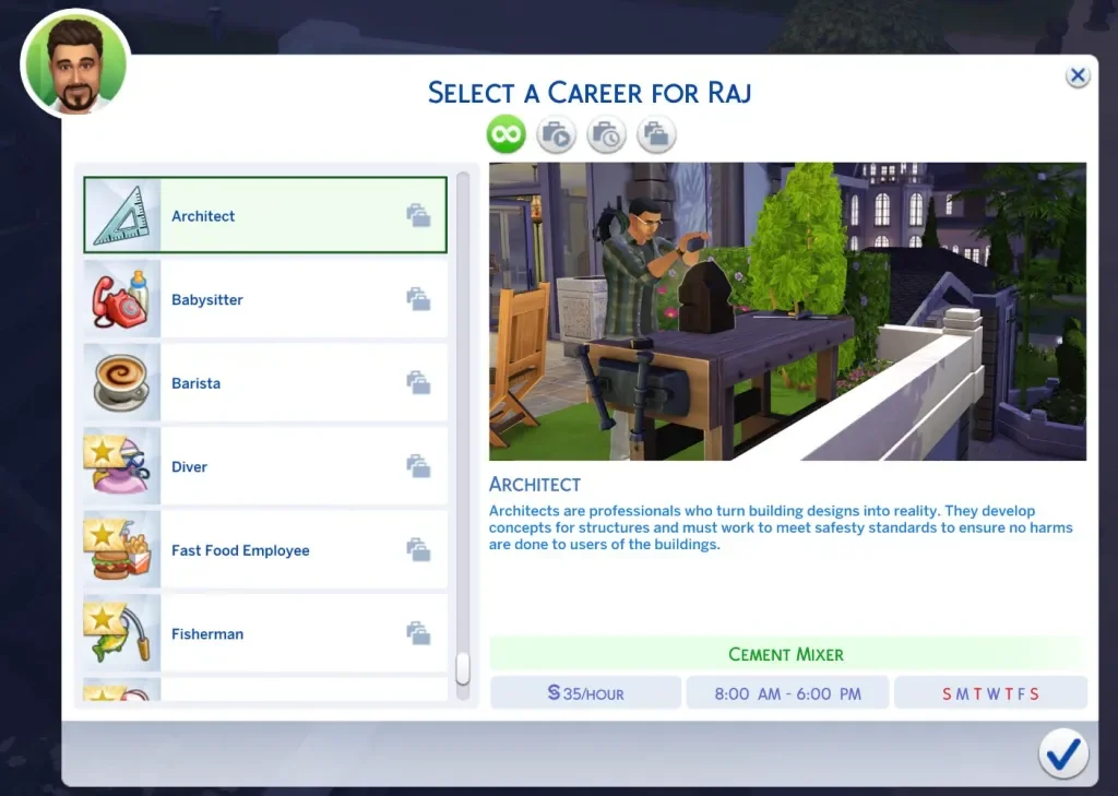 Architect Part Time Career The Sims 4 Mods Traits The Sims 4   Architect Career 1024x729.webp