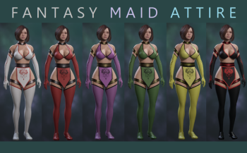 Fantasy Maid Attire [Multicolor] v1.0