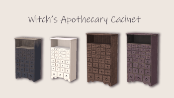 Witch’s Apothecary Cabinet