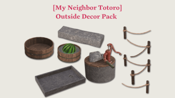 [My Neighbor Totoro] Outside Decor Pack