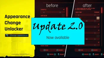 Appearance Change Unlocker - Character Preset Manager v2.2.0