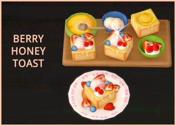 Berry Honey Toast