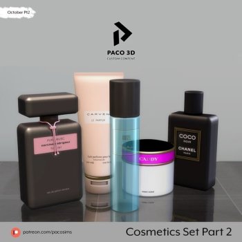 Pacosims - October Cosmetics Set