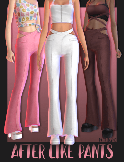 After Like Pants by Trillyke - The Sims 4 / Clothing | The Sims 4