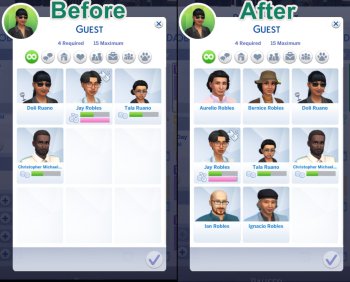 Family Reunion Tweak: Check Household Relationships Not Just Current Sim