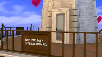 "Try for Baby" interactions FIXES & Woohoo in Wall Closet FIX