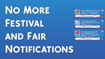 No More Festival and Fair Notifications