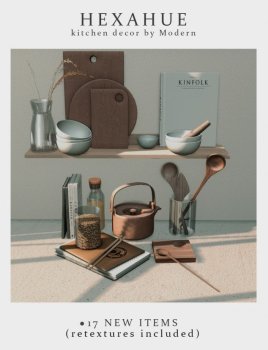 ModernSims - HexaHue Kitchen Set