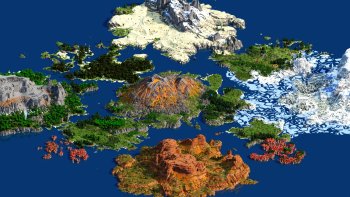 Harontor - 3k, Large Civilizations World, 9 Islands [1.19+ Download, Java, Minecraft Survival World]
