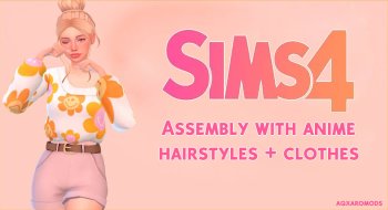 Assembly with Anime hairstyles + clothes (296 options)