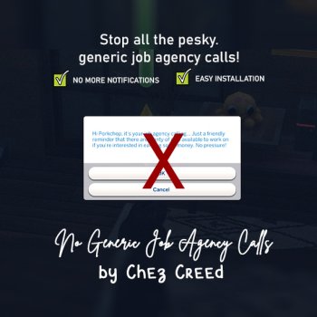 Chez Creed - No More Job Agency Calls
