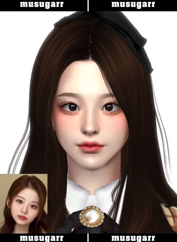 Sullyoon - NMIXX By maamuang - Sim Models / Asian | The Sims 4