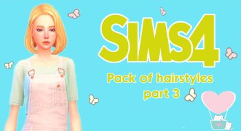 Pack of hairstyles from LAMA LAMA - part 3