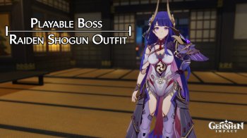 Playable Boss Raiden Shogun Outfit v1.3.1