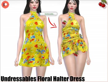 Undressables Floral Halter Dress
