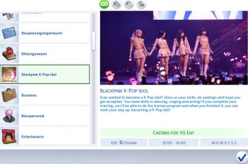 Sims 4 Blackpink K-Pop Career