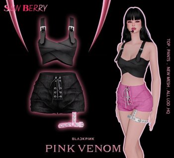 BLACKPINK LISA Pink Venom 22.55