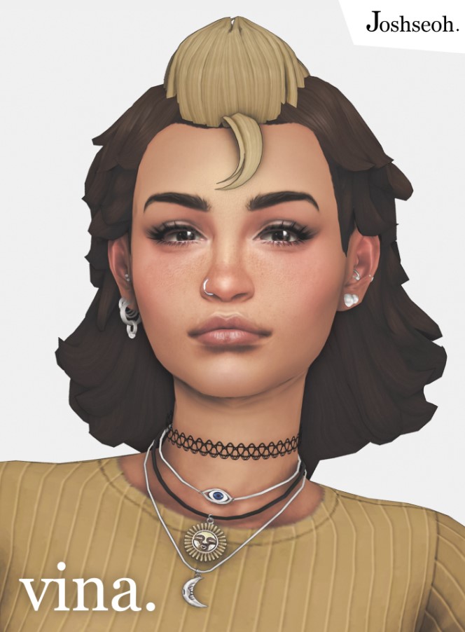 Vina Hair - Hairstyles / Patreon Exclusives - Exclusive | The Sims 4