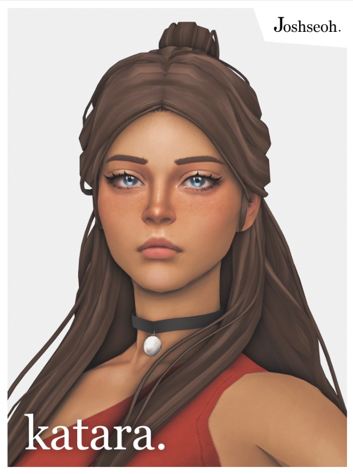 Katara Hair - The Sims 4 / Hairstyles | The Sims 4