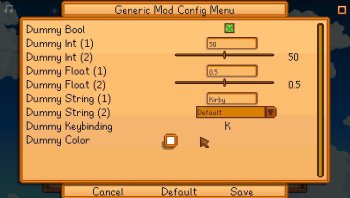 Generic Mod Config Menu v1.11.2