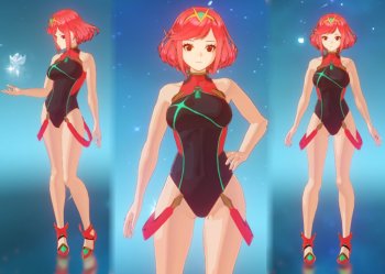 Swimsuit Pyra over Eula