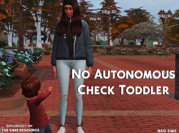 No Autonomous Check Toddler (Updated August 06,2023)