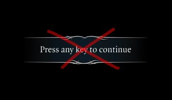 No Press Any Key Menu