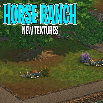 New textures for Horse ranch by Jochi