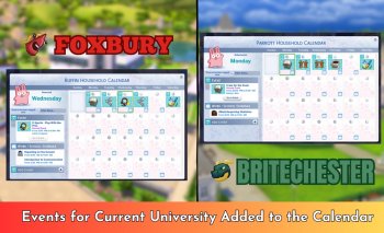 University Events - Calendar and Notifications