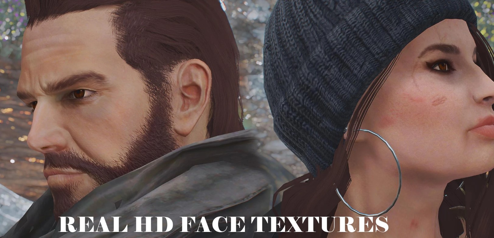 Fallout 4 natural 2k face textures фото 12