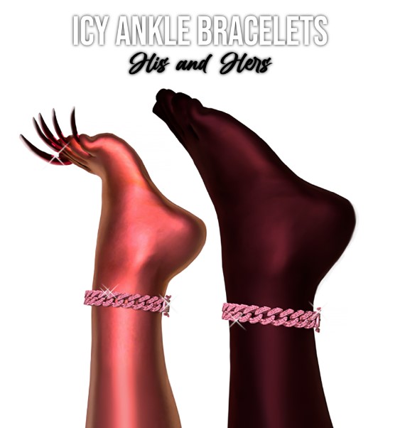 Icy Ankle Bracelets