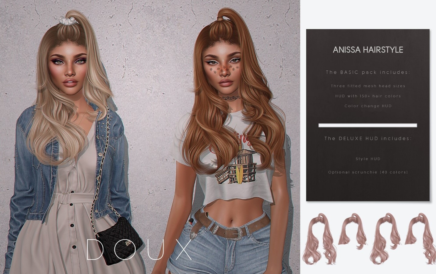 DOUX - Anissa hairstyle - Hairstyles / Patreon Exclusives - Exclusive ...