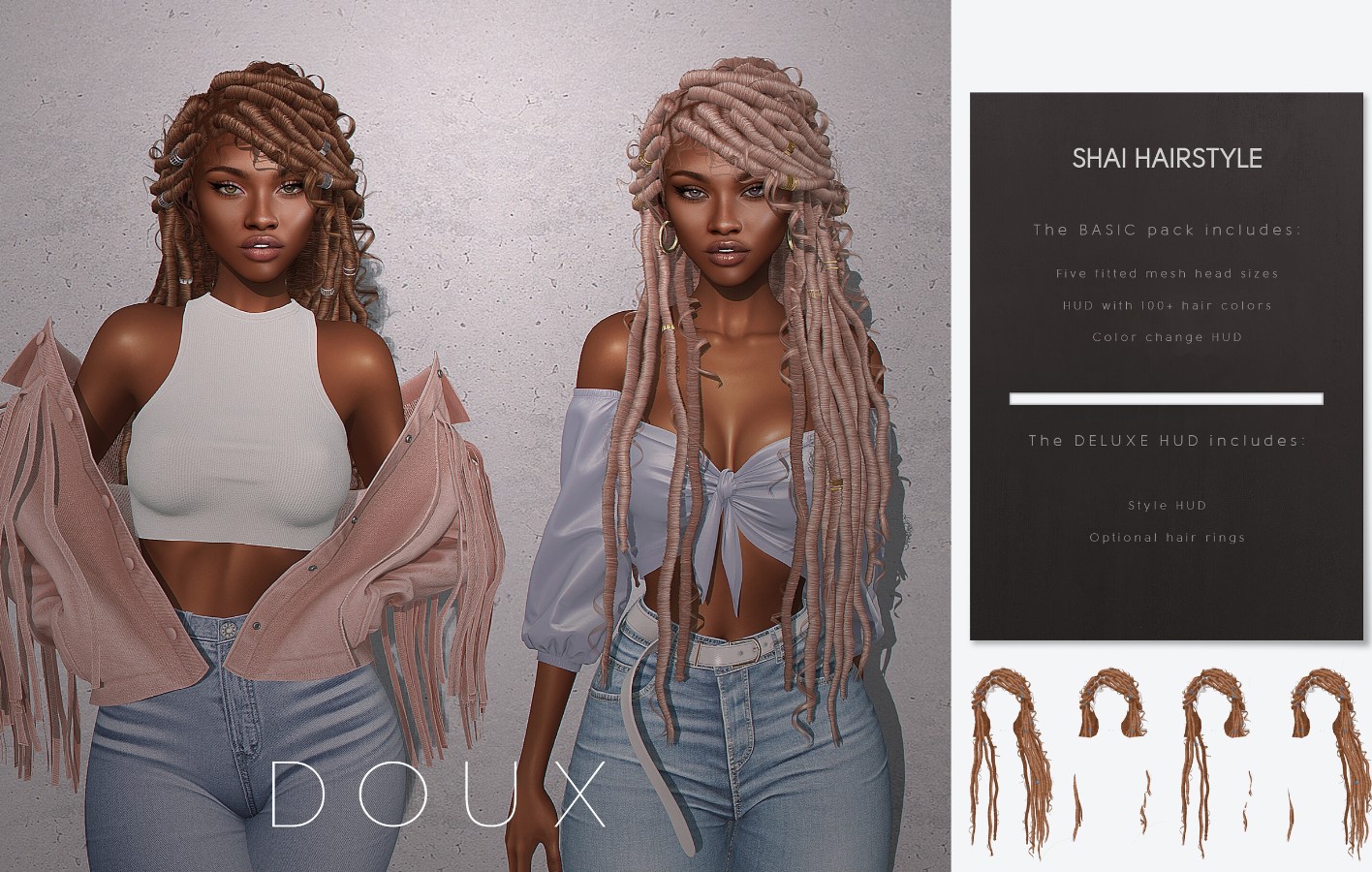 DOUX - Shai hairstyle - Hairstyles / Patreon Exclusives - Exclusive ...