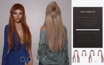 DOUX - Somi hairstyle