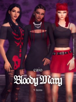 Bloody Mary: A 9 items set.
