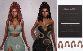 DOUX - Medusa hairstyle
