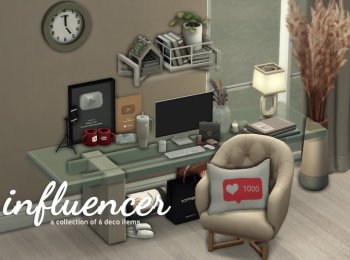 Influencer; A Collection Of 6 Deco Items